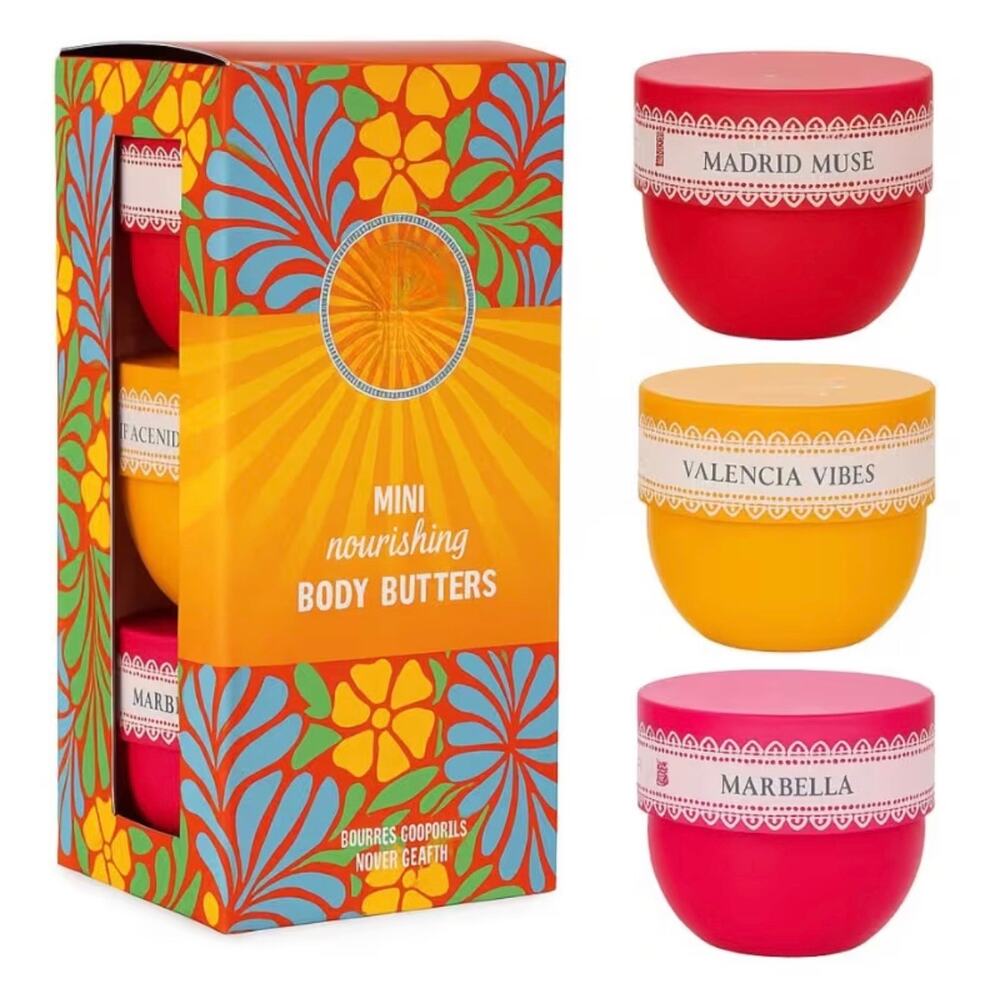 Sol de Ibiza Mini Nourishing Body Butter Gift Set 3pc Madrid/Valencia/Marbella